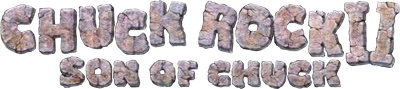 Chuck Rock II Son of Chuck logo for Sega Master System